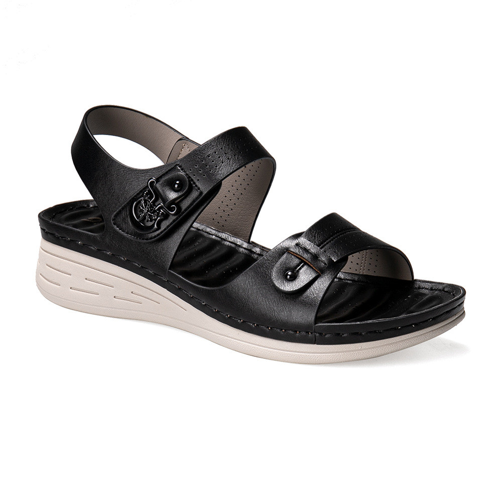 New Fashion Casual Sandals Women Women Sandals Black - Shop at LoveMi