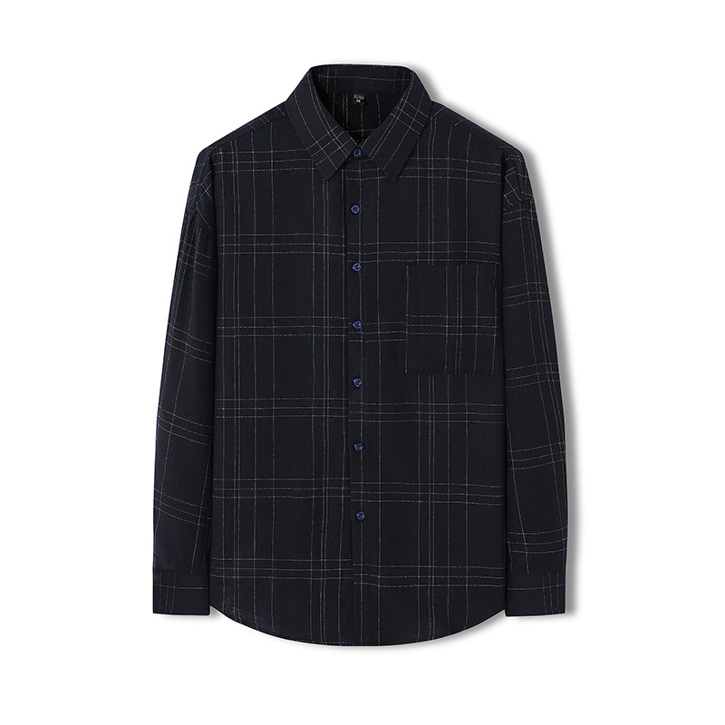 Long-sleeved Shirt Men's Plus Size