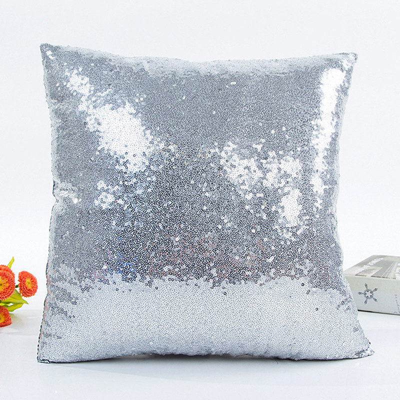 Amazon Sequin Pillowcase 40X40 Factory Direct Sales Large Quantity And Excellent Price