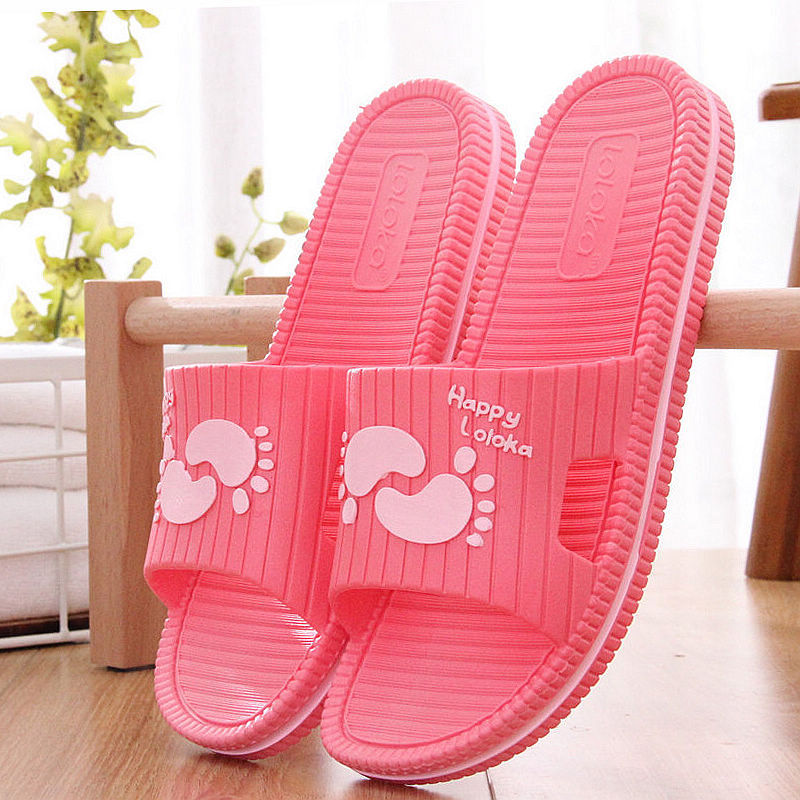 Lulujia Sandals And Slippers Men'S Summer Home Bath Soft-Soled Slippers Women'S Indoor Slippers Large Size Shoes Men
