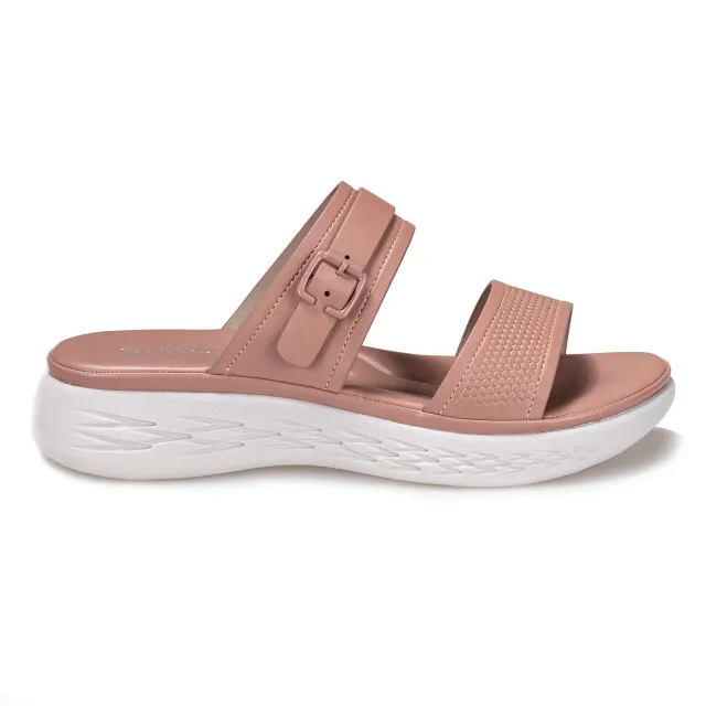 Wedge Heel Md Lightweight Thick Soled Comfortable Women'S Plus Size Slippers Pink - Shop at LoveMi