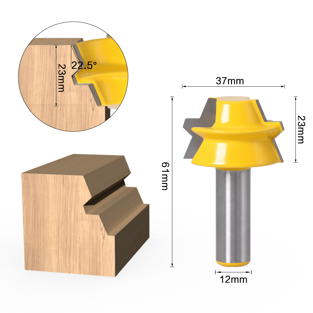 8-hedron Tenon Knife Bucket Knife Engraving Machine Woodworking Milling Cutter Jigsaw Knife Wooden Bucket Knife Woodworking Tool — foto 7
