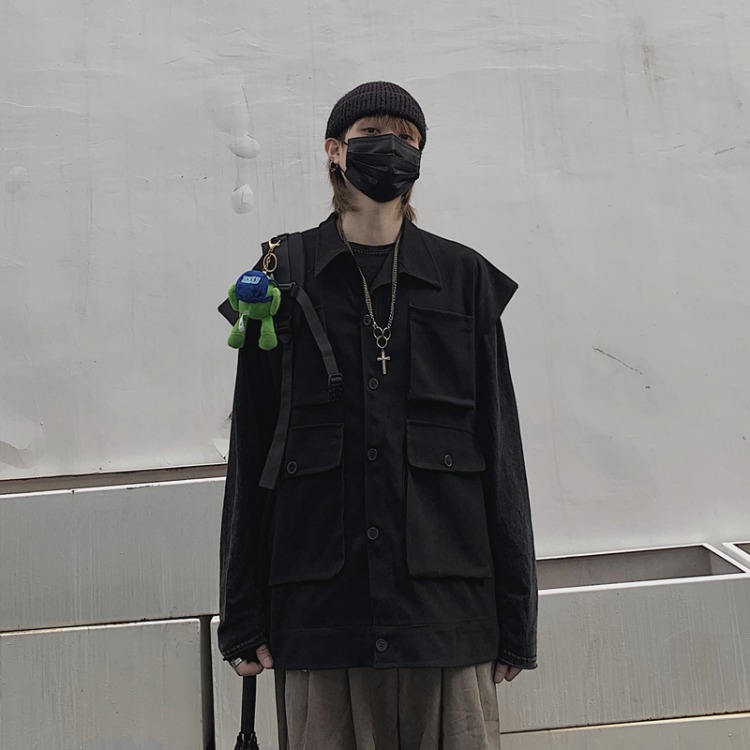 Japanese Big Pocket Tooling Jacket Small Vest