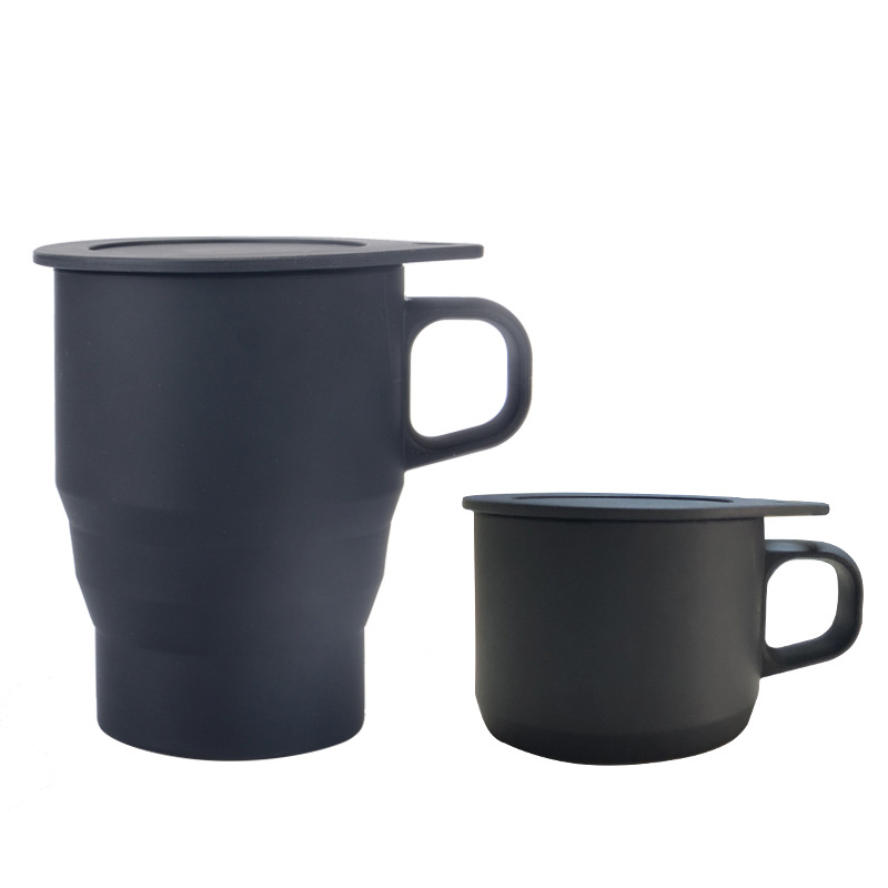 Creative Home Office Silicone Mug With Lid