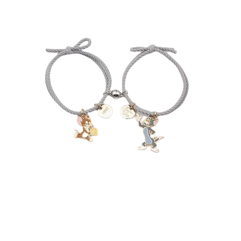 Small Leather Case For Boyfriend With Wrist Couple Hair Rope Cute Hair Rope Girl