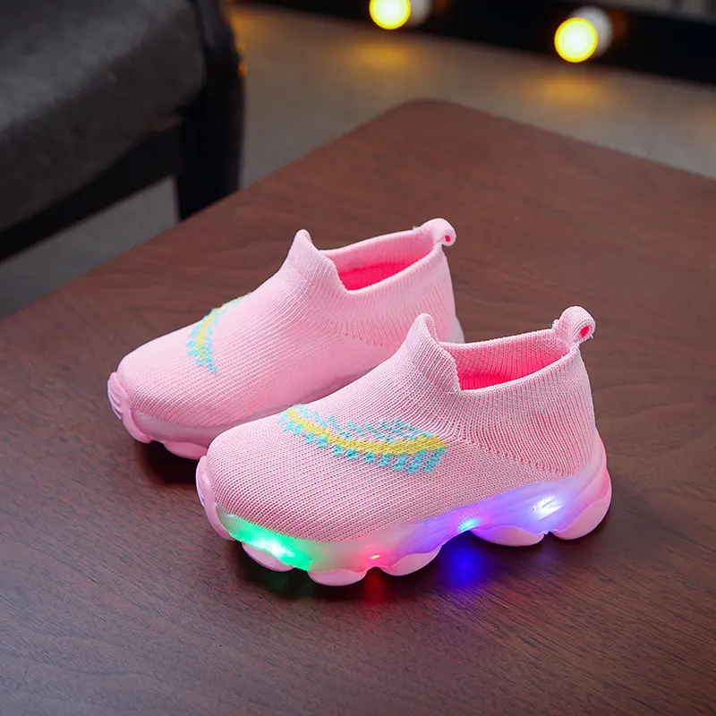 Sensor Light Led Socks Shoes Boys