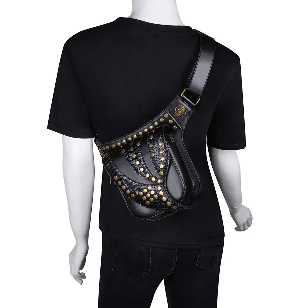 Steampunk Rock Locomotive Bag Shoulder Messenger