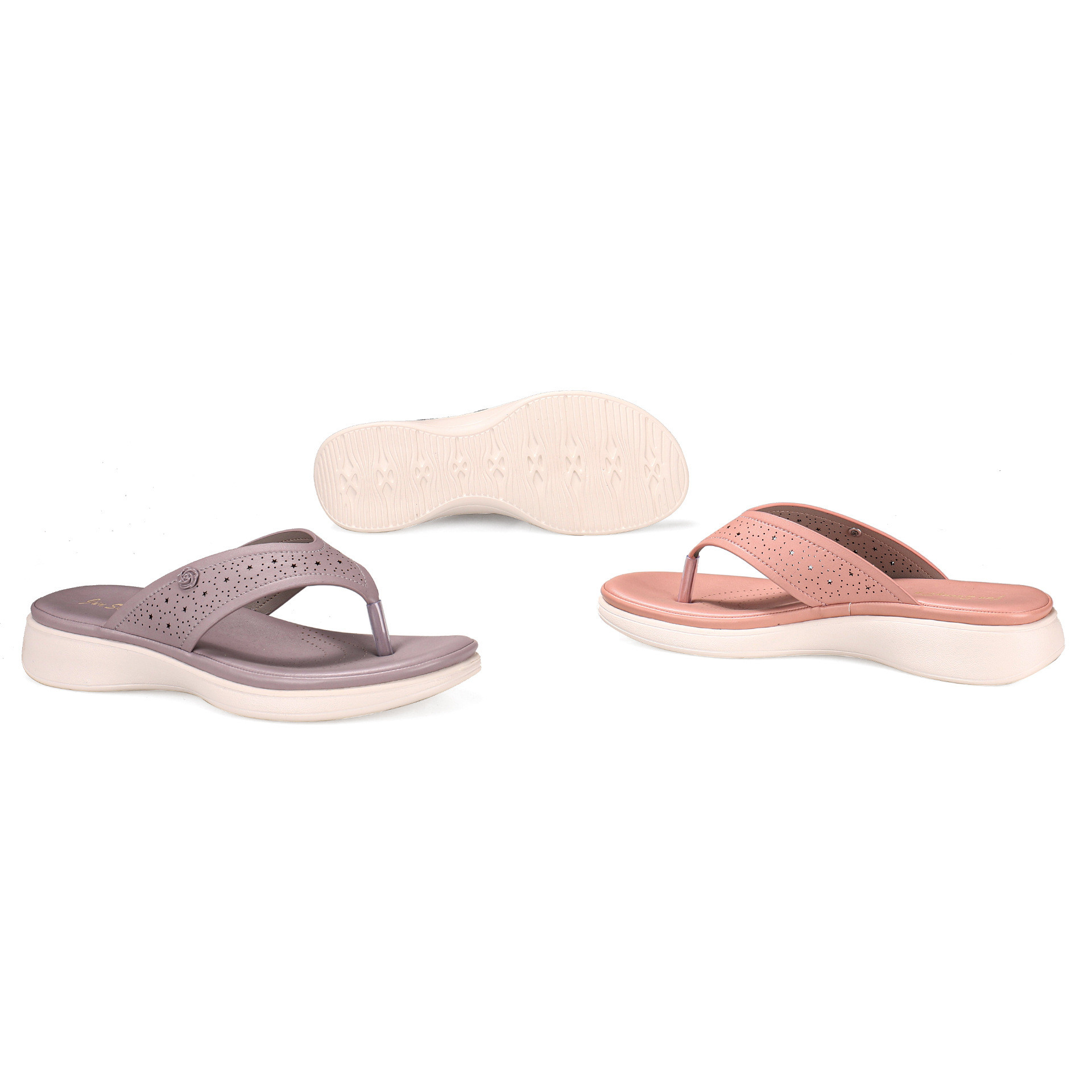 Set Of Feet Md Sandals Casual Flip Flops Women'S Wedge Sandals