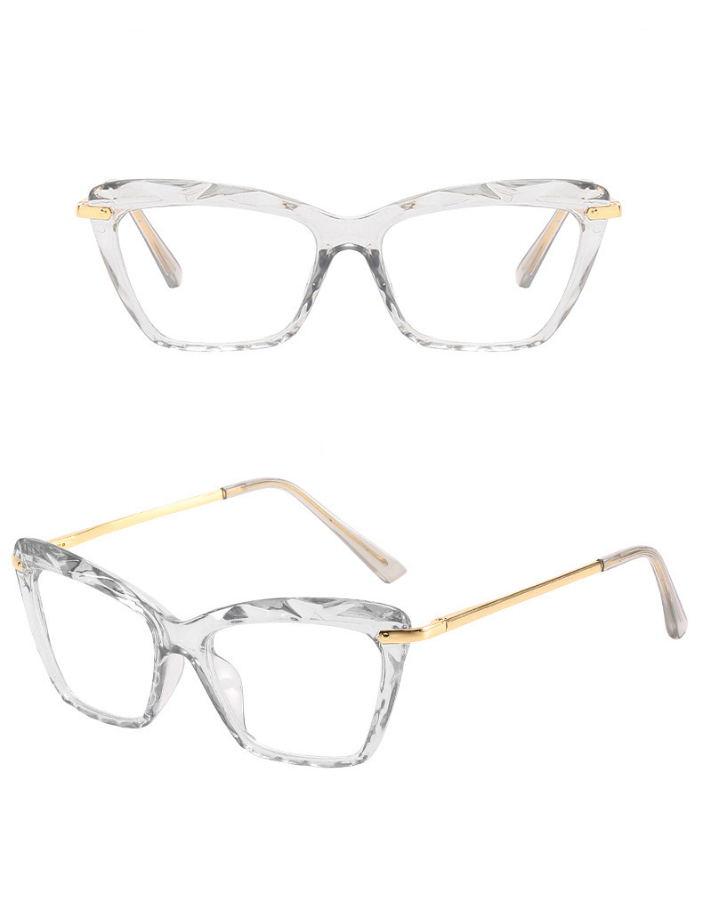 Title 3, Water Ripple Triangle Frame Glasses