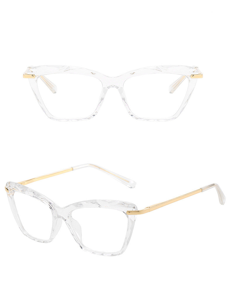 Title 2, Water Ripple Triangle Frame Glasses