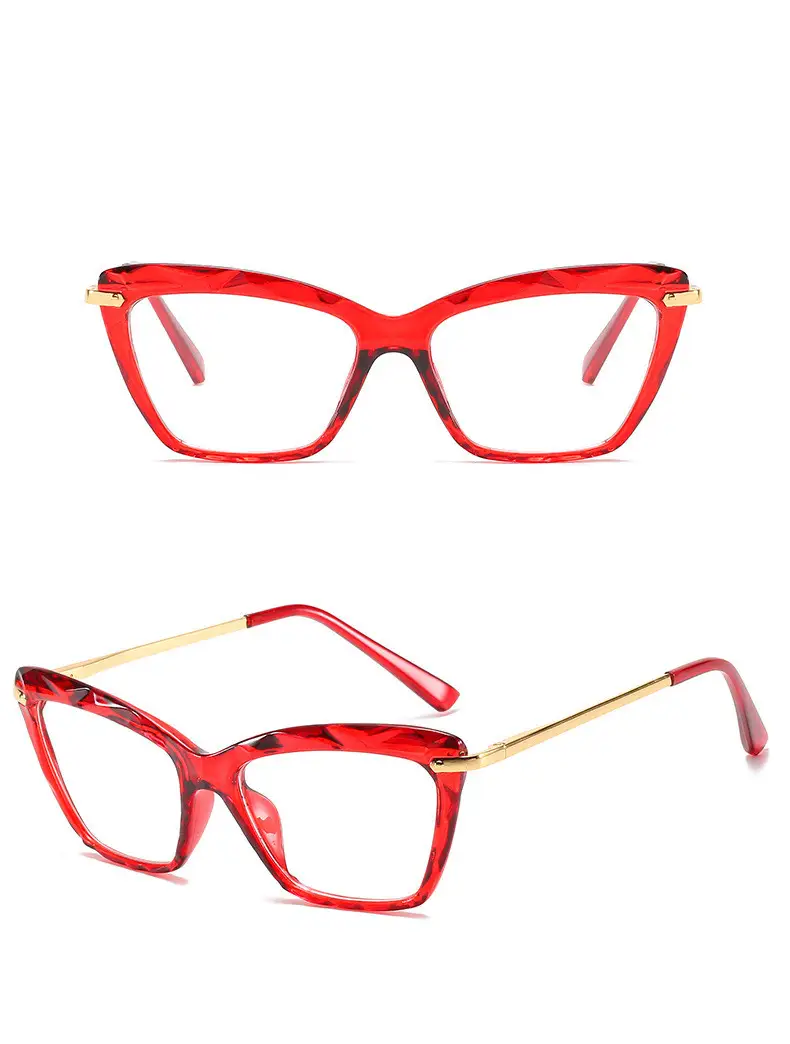 Water Ripple Triangle Frame Glasses