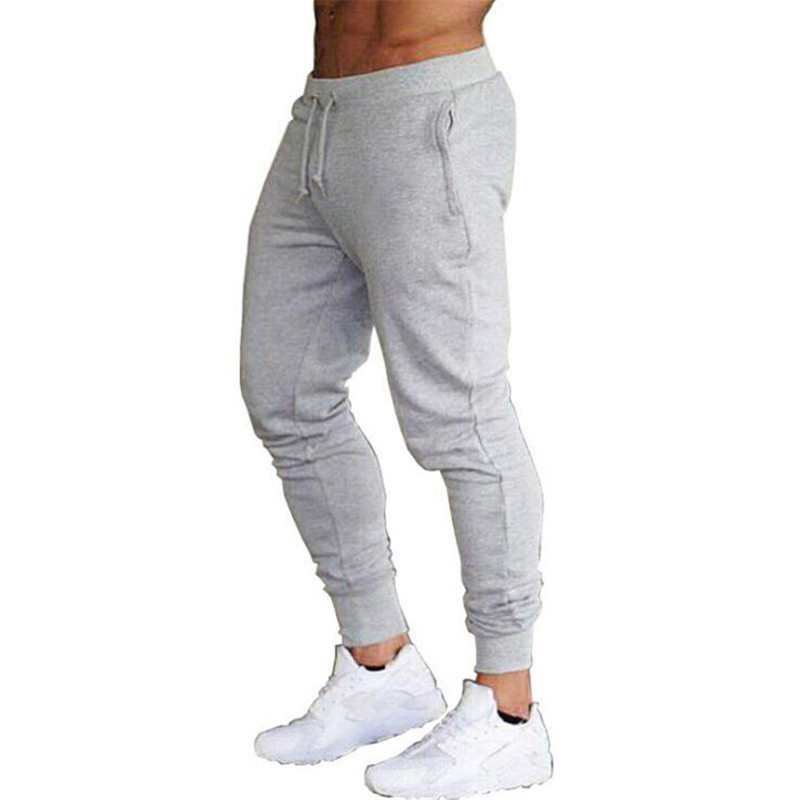 Title 5, Heren effen kleur slim fit casual broek