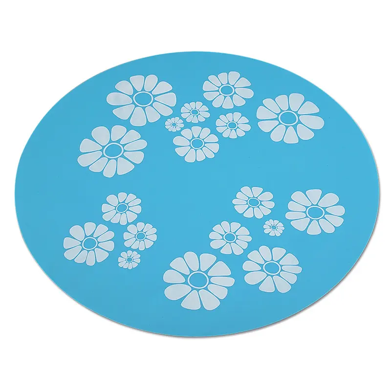 Non-Slip Water-Proof Silicone Mats for Pet Water Dispenser Flower