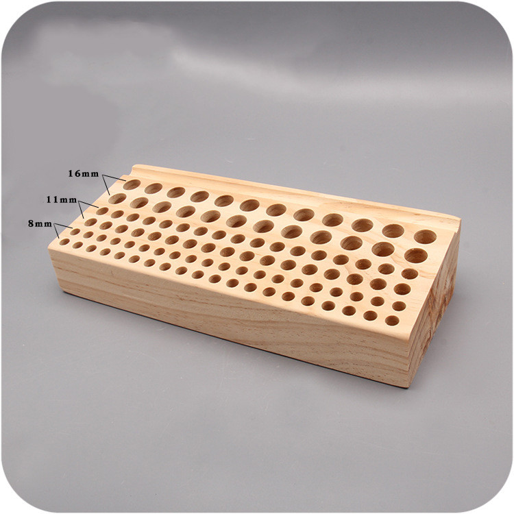 Title 5, PineWood Leather Carving Printing Tool Rack Mul...