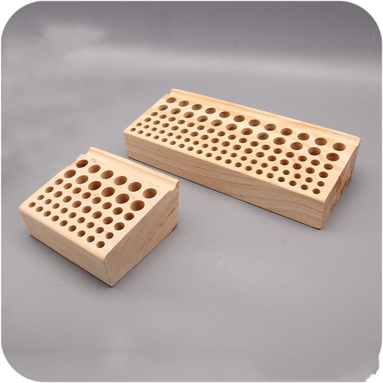 Title 3, PineWood Leather Carving Printing Tool Rack Mul...