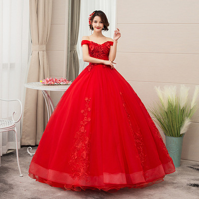 The Host's Vocal Music Art Test Solo Puff Skirt Long Big Red - Shop at LoveMi