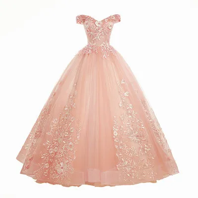 The Host's Vocal Music Art Test Solo Puff Skirt Long Flesh Pink - Shop at LoveMi