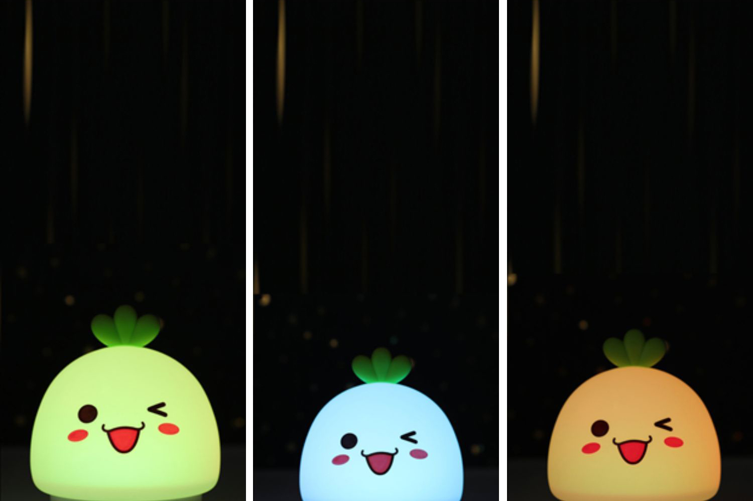 Cartoon Fawn Silicone Night Light Pats Eye Protection Breastfeeding Light Holiday Table White Night Light - Image 4