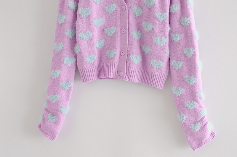 Title 1, Modische All-Match-Sweet Love-Strickjacke mit V...