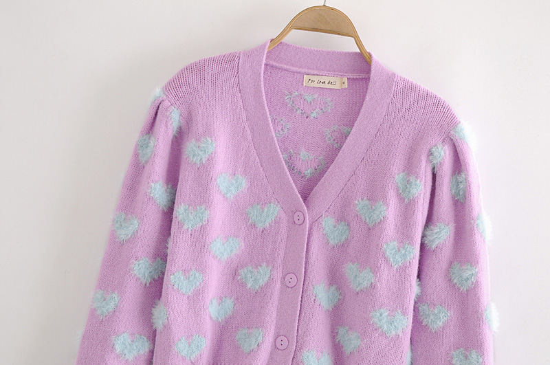 Title 4, Modische All-Match-Sweet Love-Strickjacke mit V...