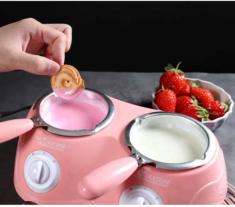 Double Furnace Electric Heating Chocolate Melting Pot