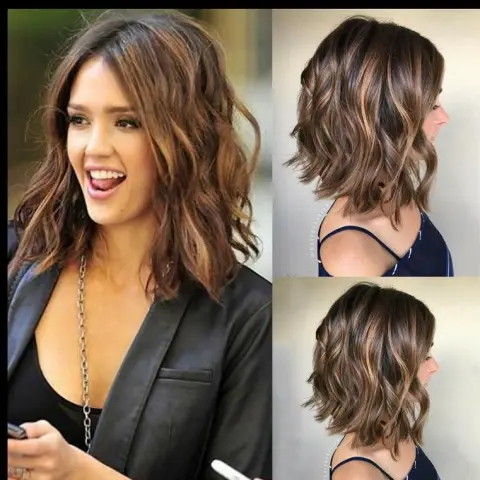 'S New New Wig Women'S Black Brown Mixed Color