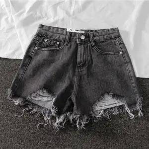 Title 13, Sommer Shorts Denim Weites Bein Gerissen Hosen ...