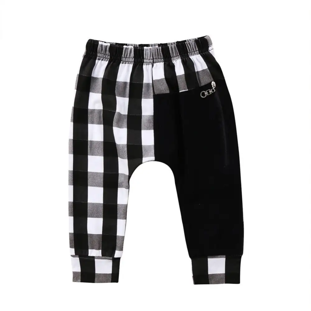 Pudcoco Boy Pants 1Y-6Y Fashion Toddler Kids Boys Plaid