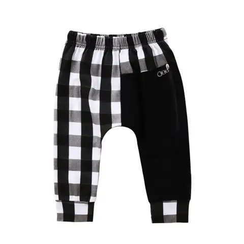 Pudcoco Boy Pants 1Y-6Y Fashion Toddler Kids Boys Plaid