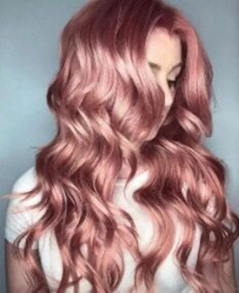 ''S New Trend European And American Wig Women''S Long Curly Hair Medium Dyed Big Wave Hair Cover Face Repair False Headgear - Shop at LoveMi