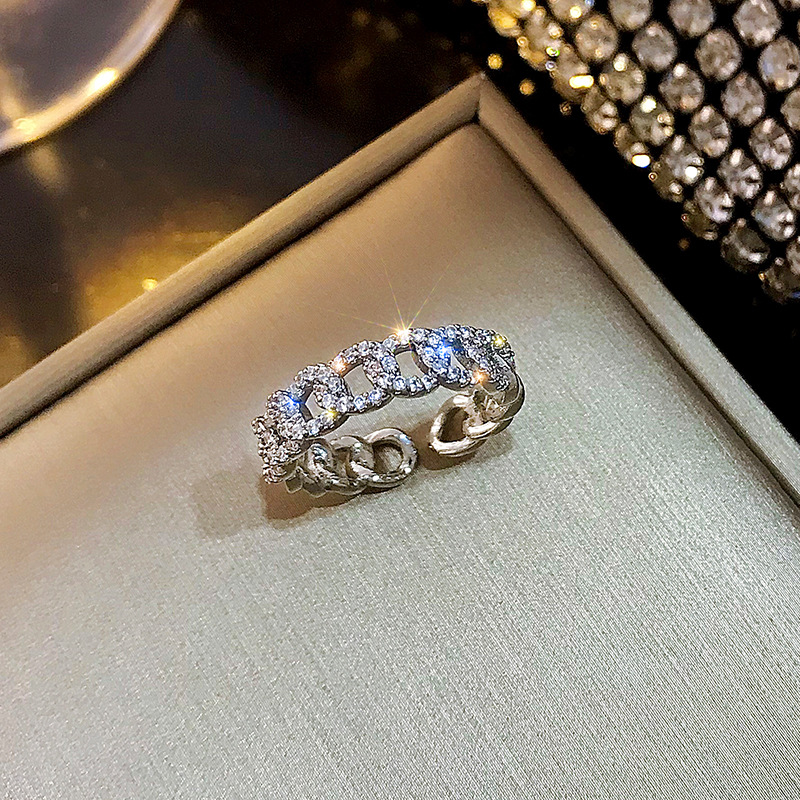 Fashion Personality, Light Luxury, Simple Temperament, Open Index Finger Ring
