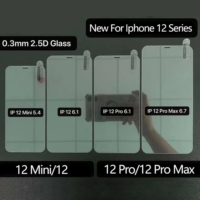 Compatible With Apple, Suitable For 12 Tempered Glass Film 12 PRO MAX Anti-Fingerprint Mobile Phone Protective Film - Image 2