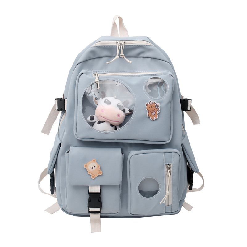 Title 8, Small Fresh And Cute Student Backpack Soft Girl...