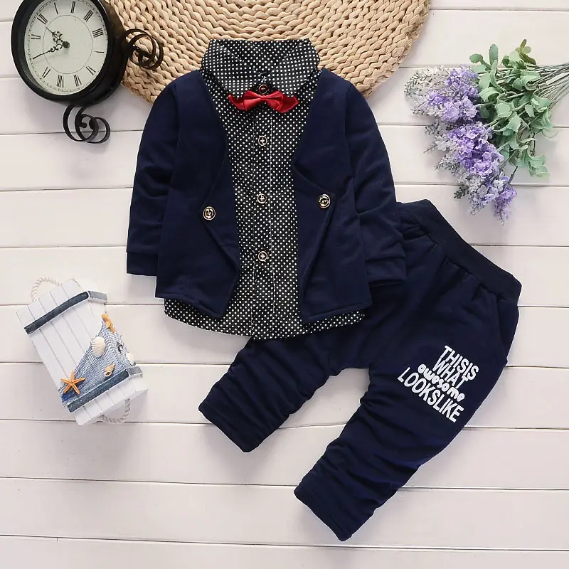 New Design Toddler Boys Casual Suit Set Clothes Set