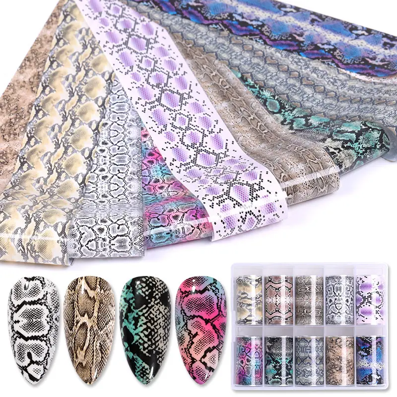 Ins Classic Manicure Nail Sticker Snake Star