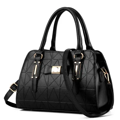 Large Capacity One-Shoulder Messenger Bag - Black