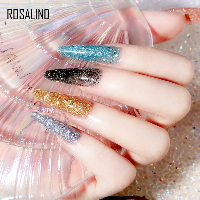 Glitter Poly Nail Gel Extension 15ml Polish