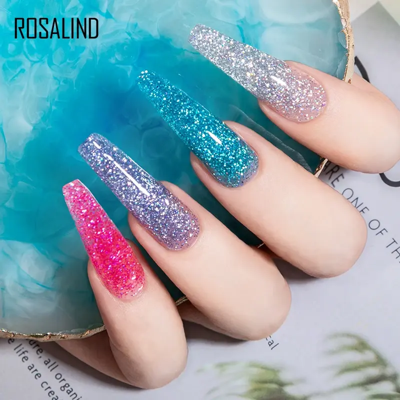 Glitter Poly Nail Gel Extension 15ml Polish