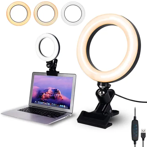 Special Lighting for Desktop Clip Mobile Computer Video Conference