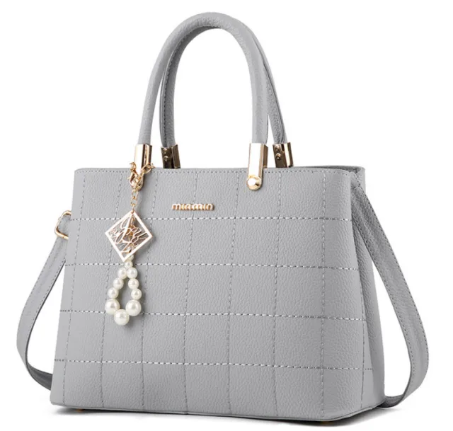 European And American Hair Ball Handbags Simple Women'S Bags Diagonal Bags Fashion Women'S Bags Grey - Shop at LoveMi