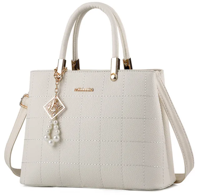 European And American Hair Ball Handbags Simple Women'S Bags Diagonal Bags Fashion Women'S Bags Cream - Shop at LoveMi