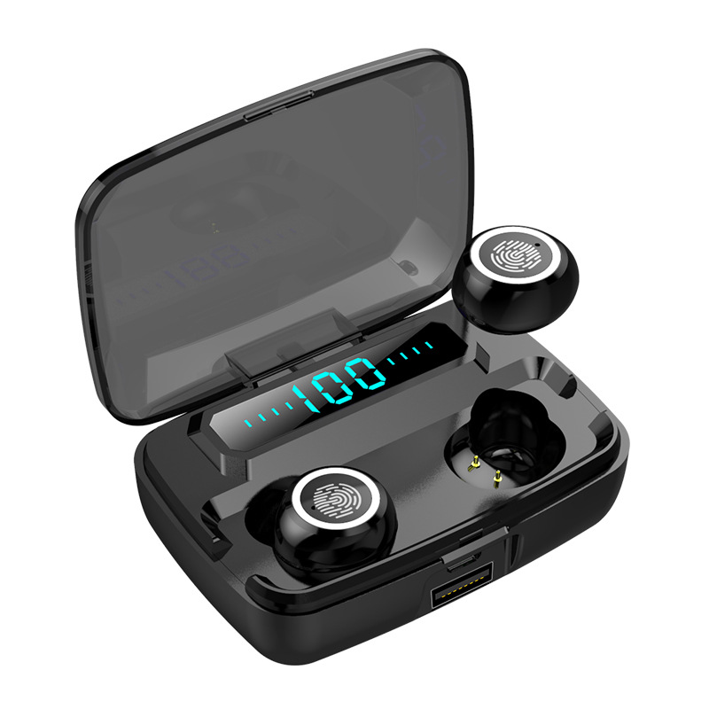 Headset TWS bluetooth 5.0 deportivo con pantalla digital y alta potencia