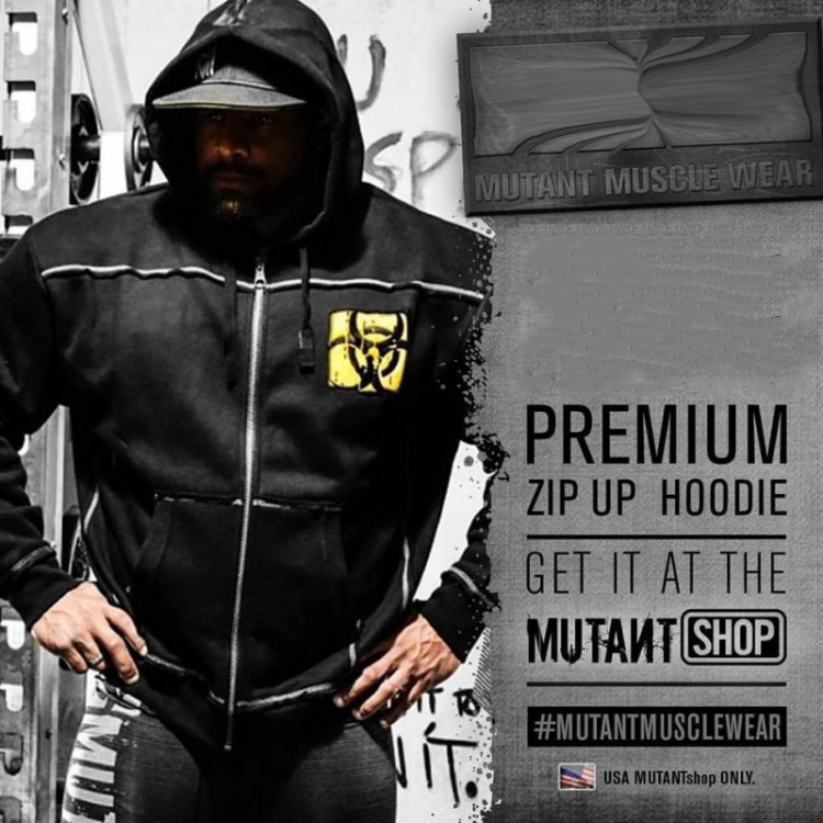 Muscle Fitness Brothers Men'S New Winter Zipper Sweater Plus Velvet Padded Outdoor Training Hoodie Jacket