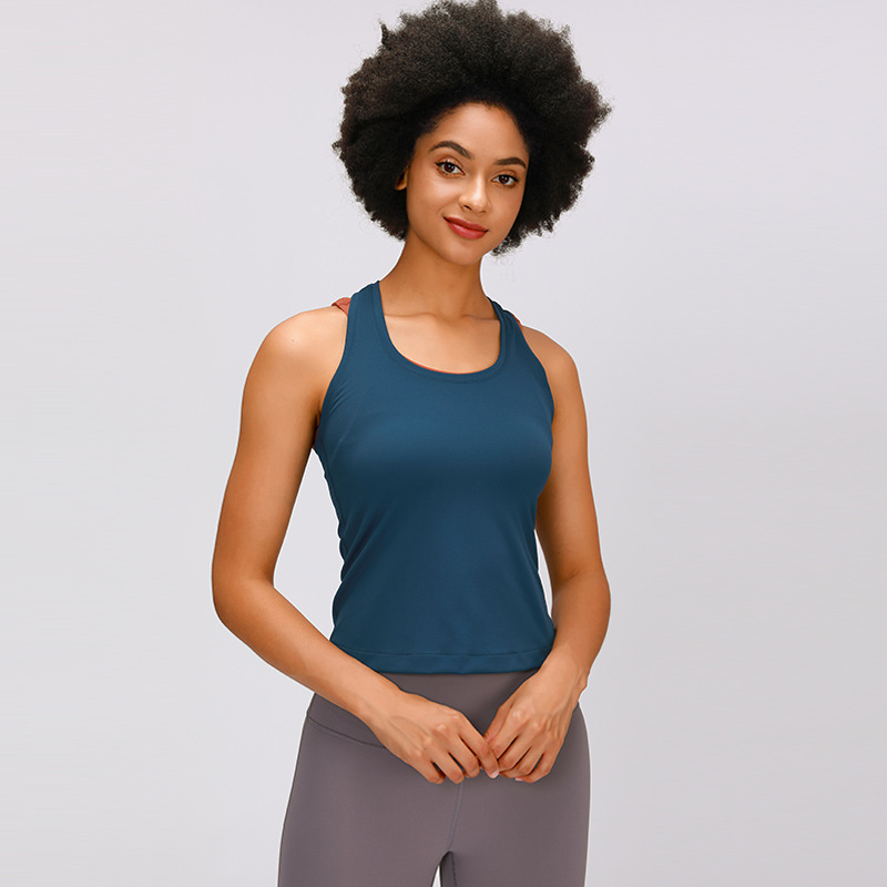 Women's Simple Tight-Fitting Yoga Vest