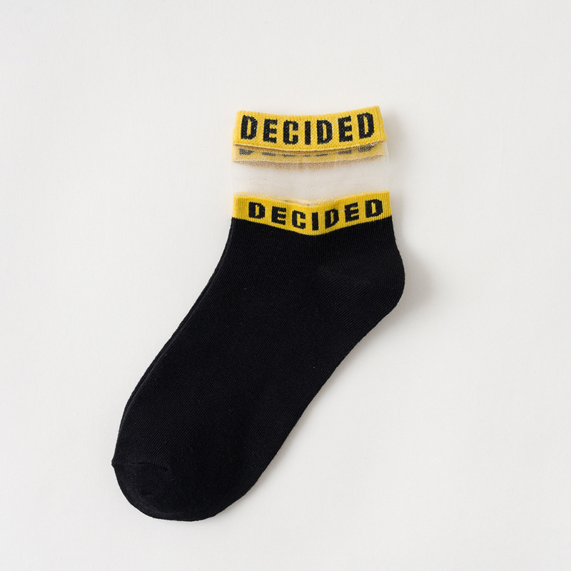 Cute Japanese Glass Silk Women's Socks