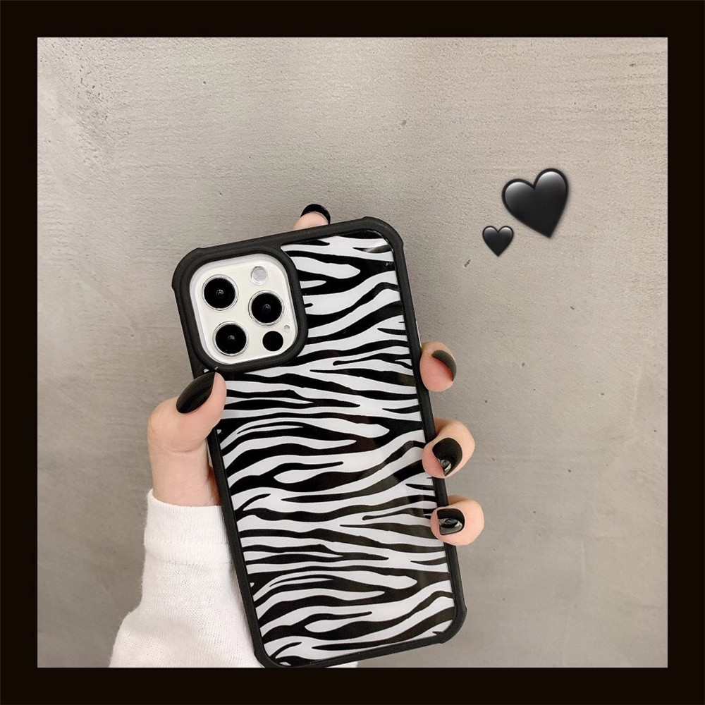 White zebra pattern