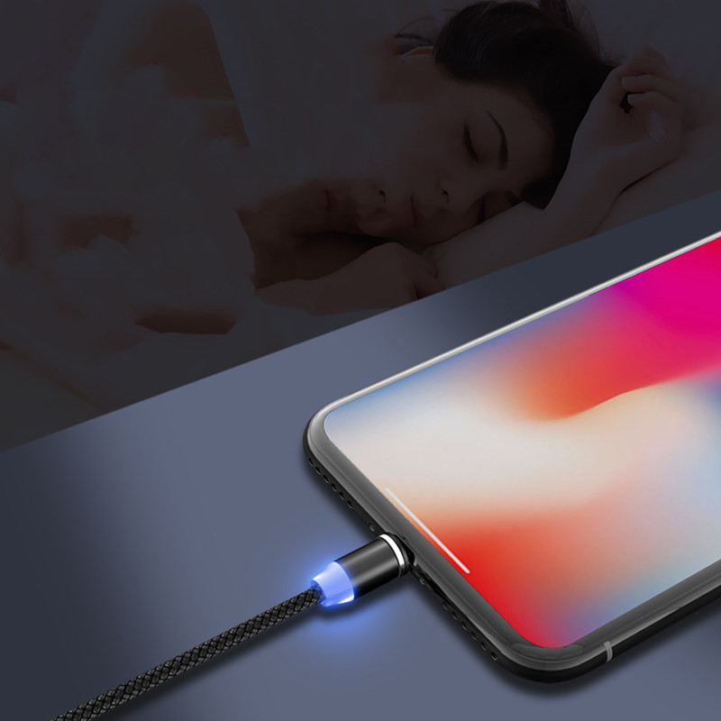 Round Magnetic Data Cable