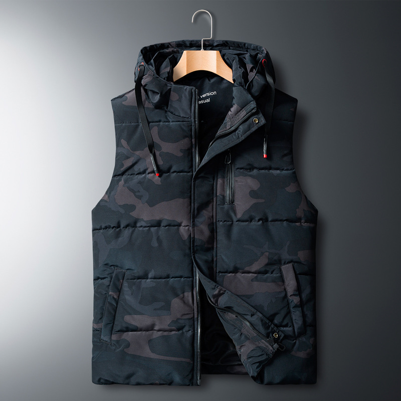 Men's Sports Waistcoat Fat Thickened Warm Plus Size Vest For Men