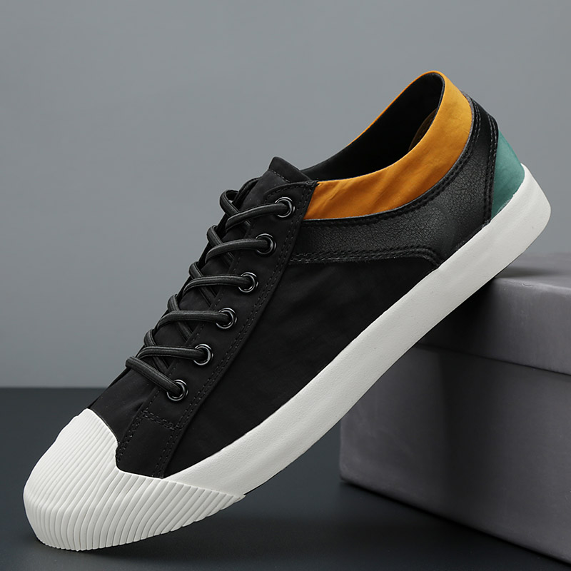 Title 6, Colorblock Canvas Shoes Men