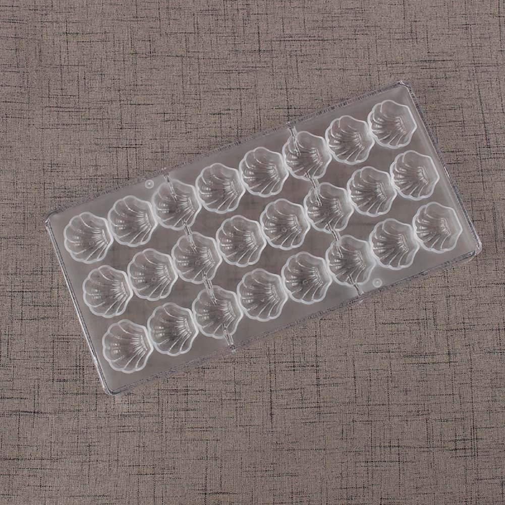 قالب شوكولاتة على شكل صدفة للحلويات وتزيين الكيك